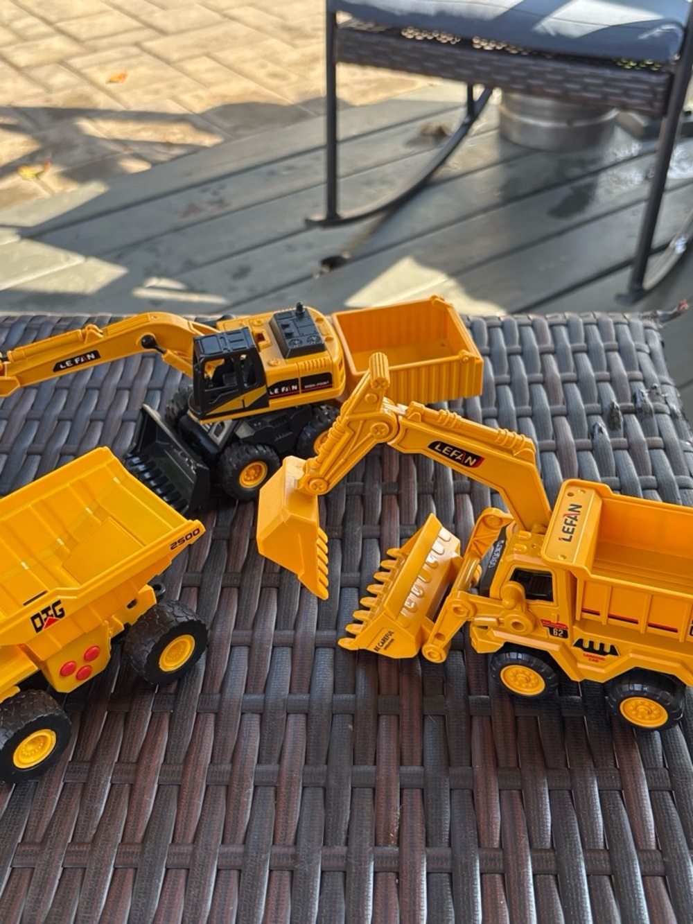Yellow Construction Vehicle Playset for Kids by